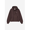 W' Hooded Casey Sweat - Palisander/Silver