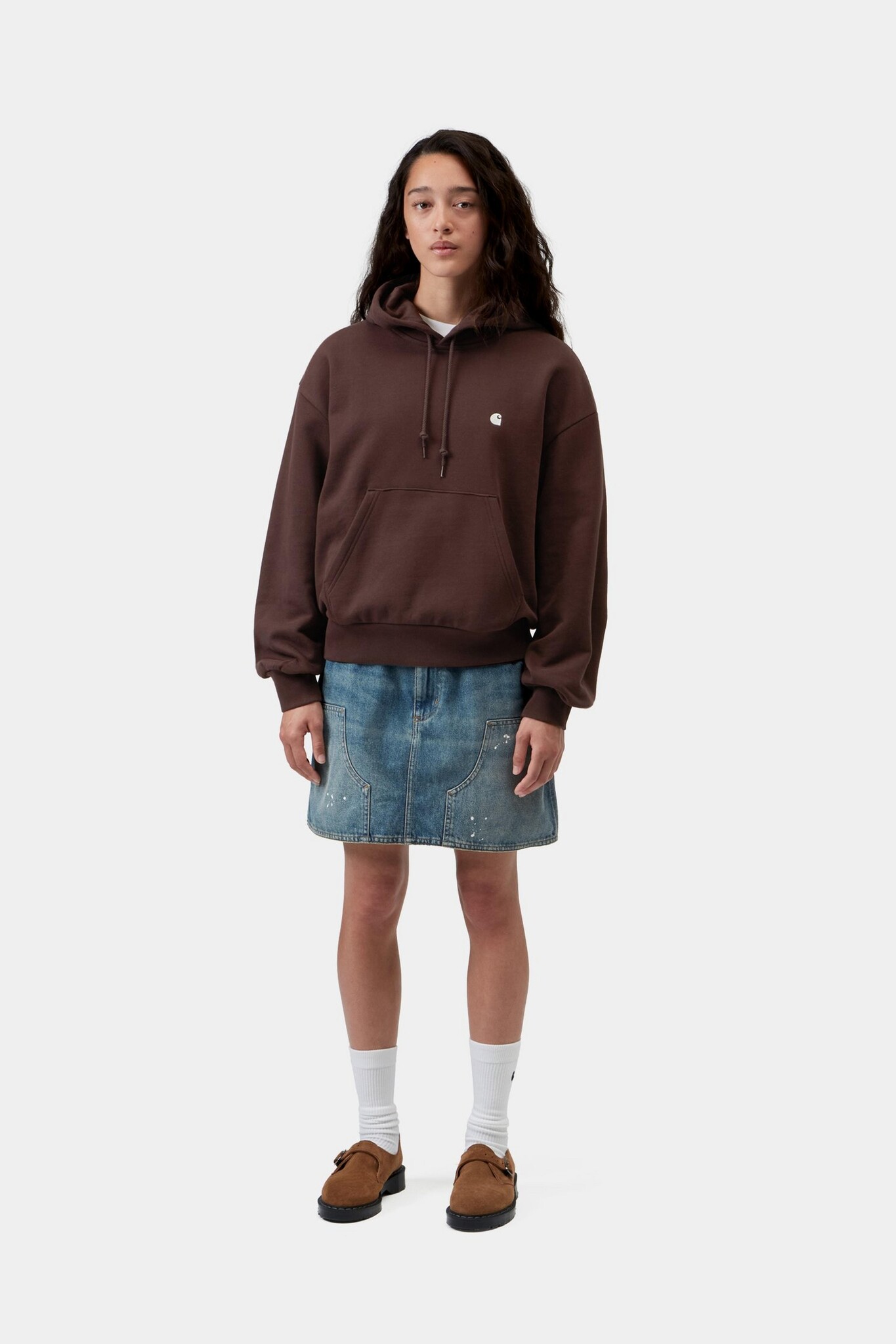 Carhartt WIP W' Hooded Casey Sweat - Palisander/Silver
