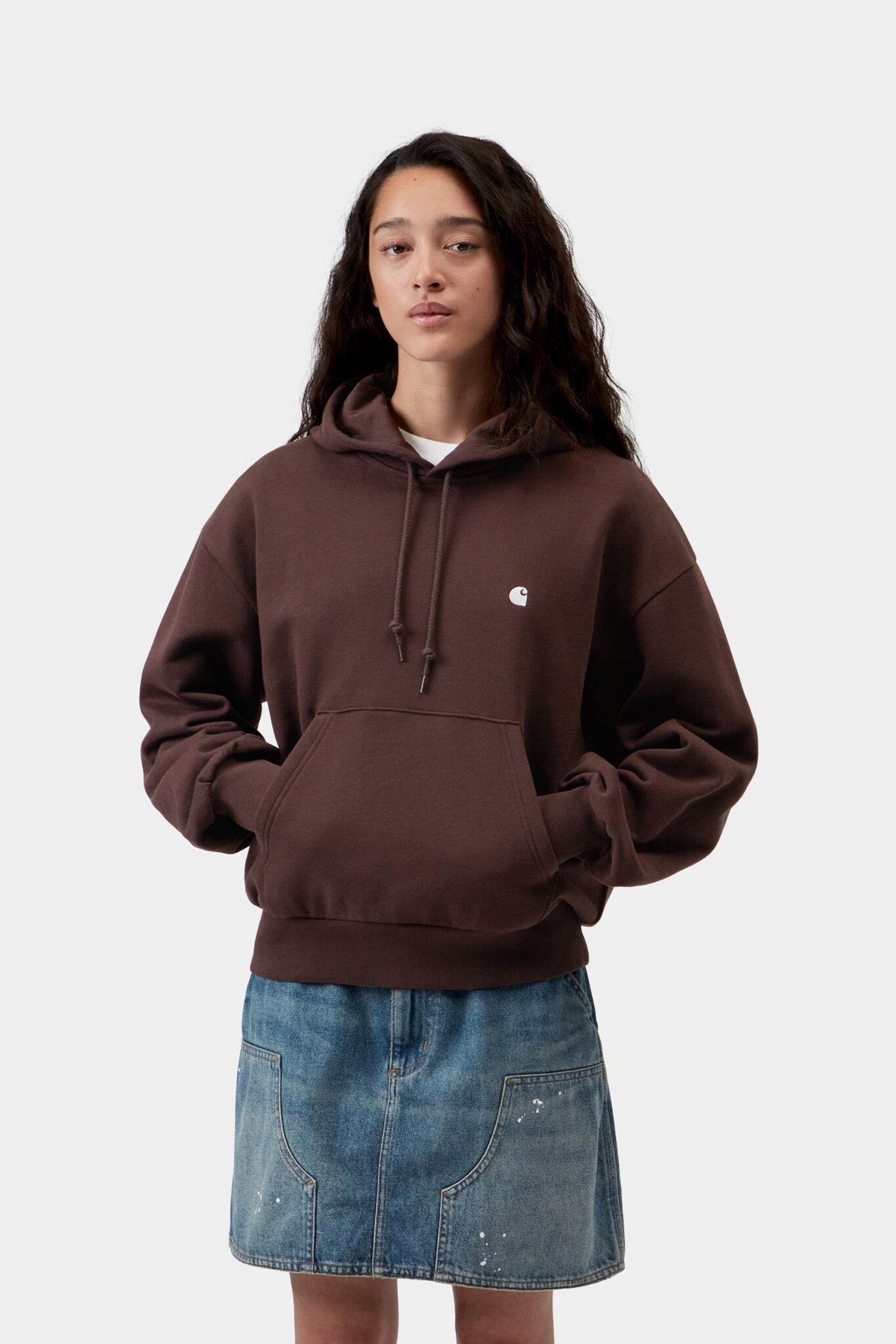 Carhartt WIP W' Hooded Casey Sweat - Palisander/Silver