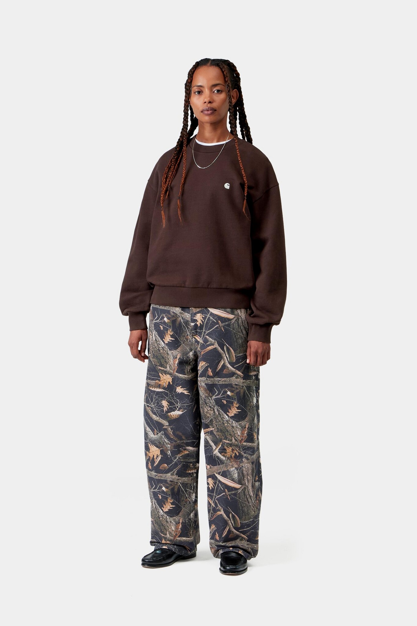 Carhartt WIP W' Casey Sweatshirt - Palisander/Silver