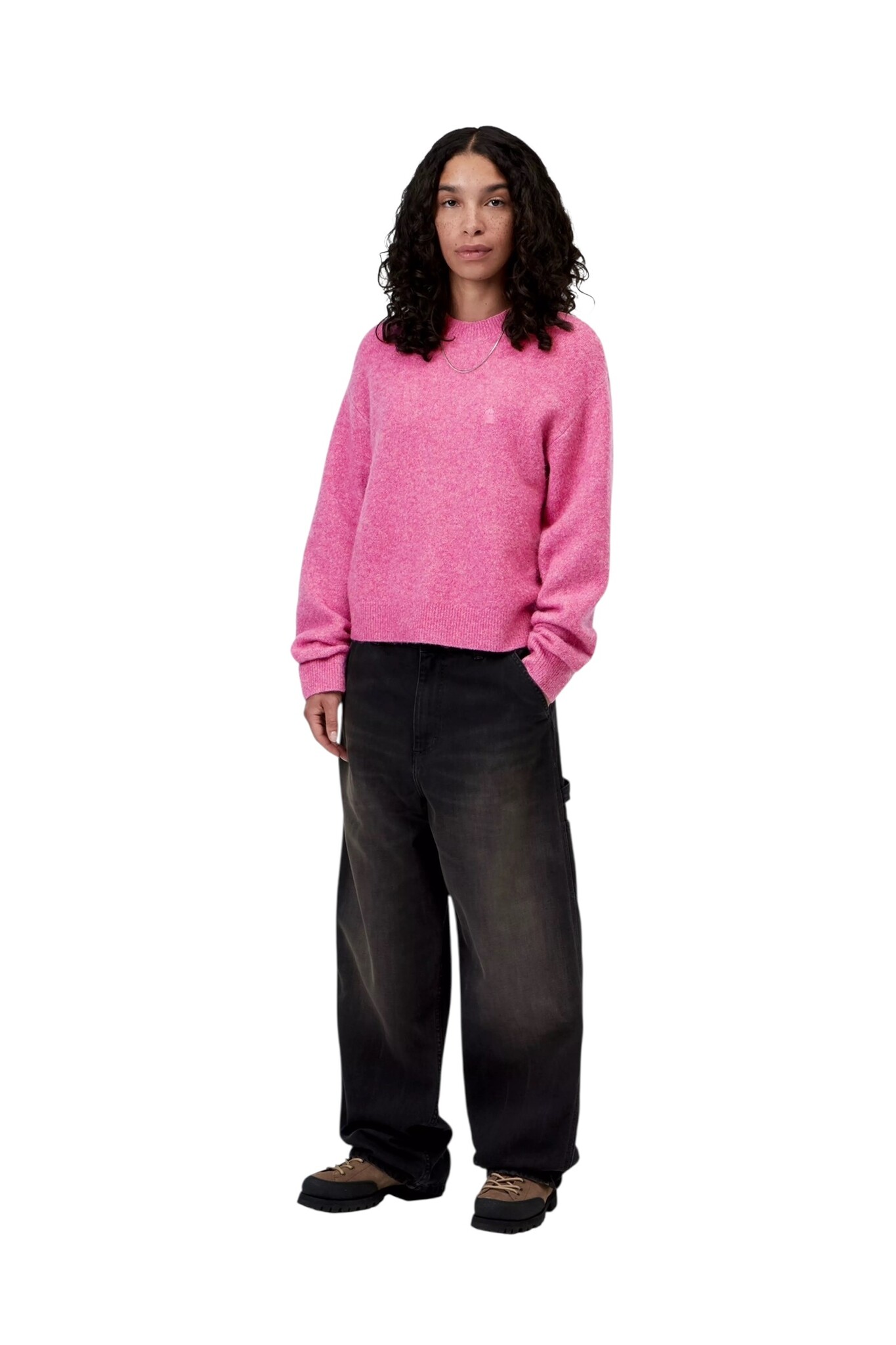 Carhartt WIP W' Curtis Sweater - Tangled Hortensia