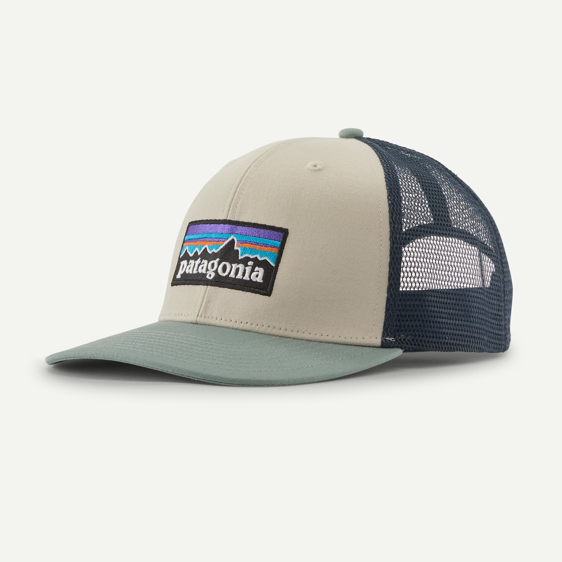 Patagonia P-6 Logo Trucker Hat - Pumice