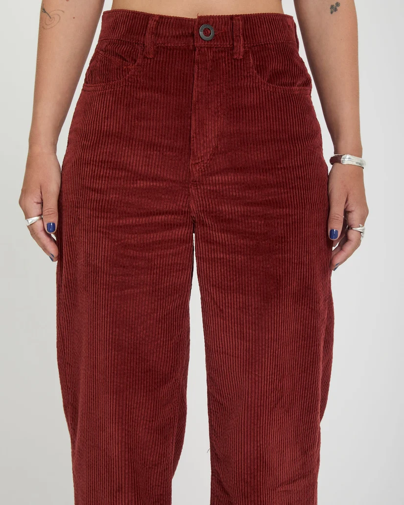 Volcom Weellow II Cord Pant -  Brick