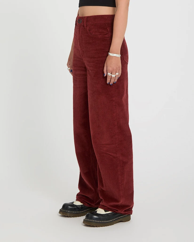 Volcom Weellow II Cord Pant -  Brick