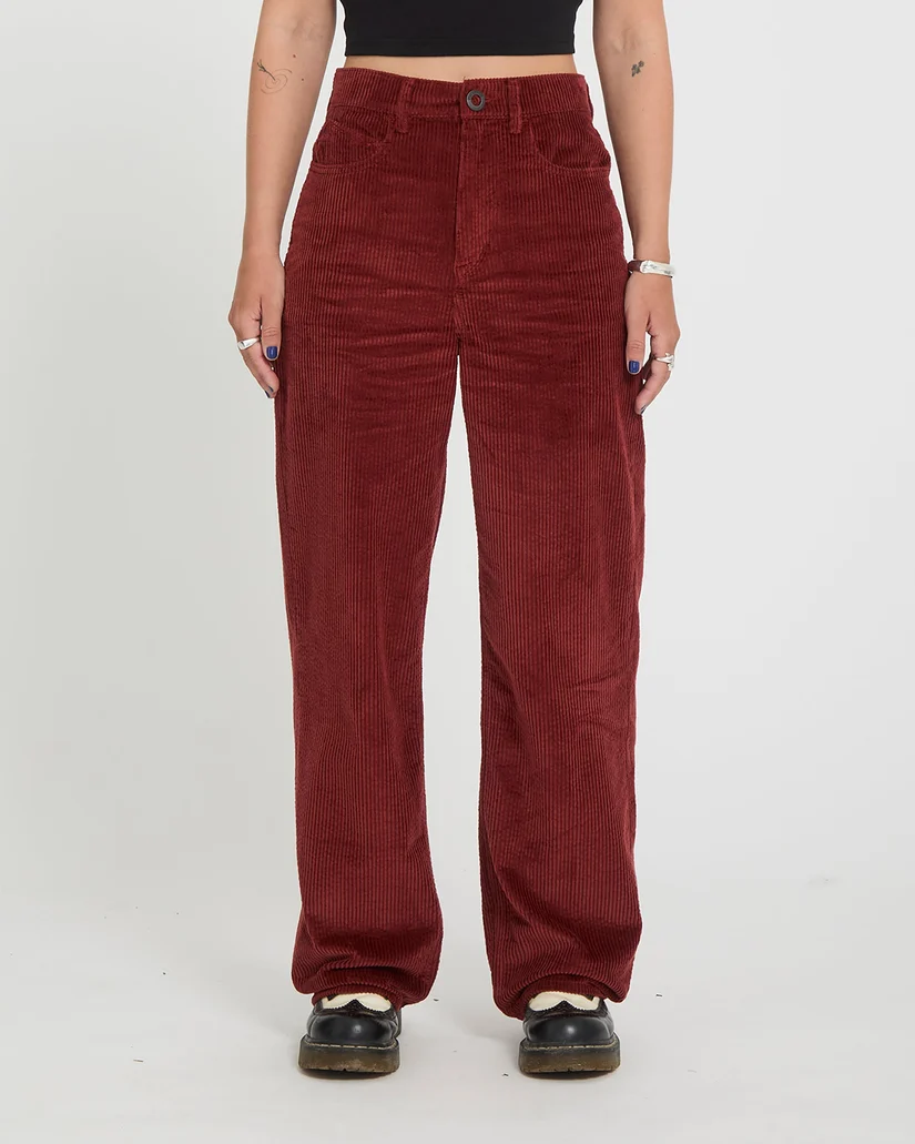 Volcom Weellow II Cord Pant -  Brick