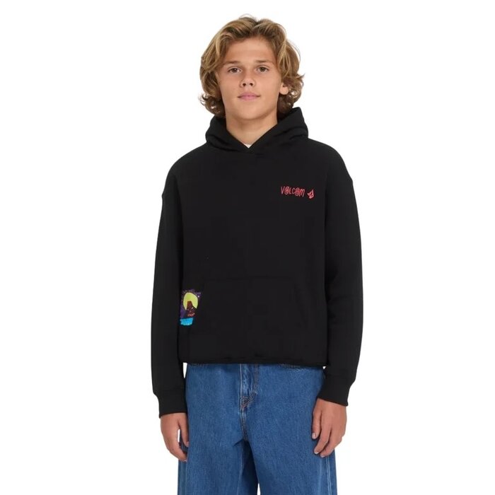 Volcom Kids FA Ozzy Pull Over- Black