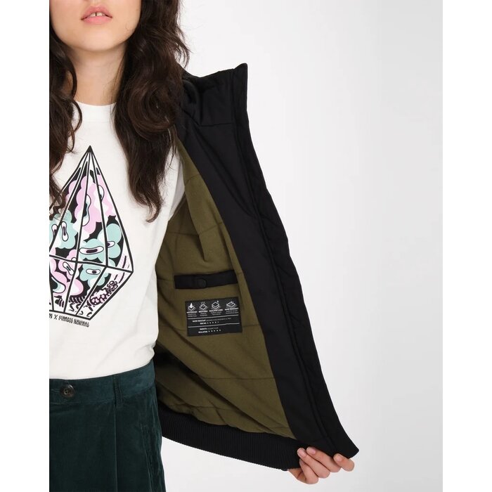 Volcom Wernan 10K Jacket - Rinsed Black