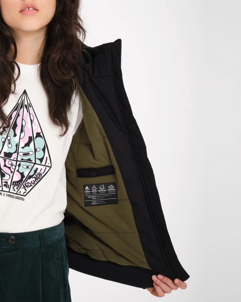 Volcom Wernan 10K Jacket - Rinsed Black