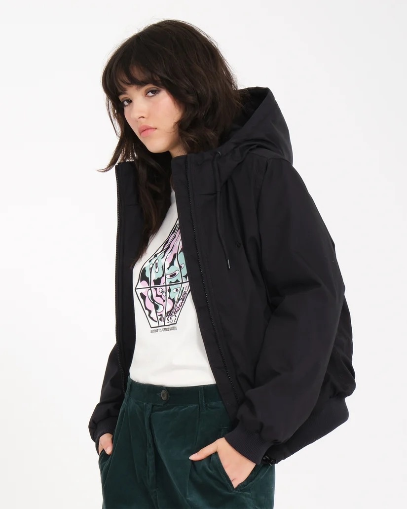 Volcom Wernan 10K Jacket - Rinsed Black