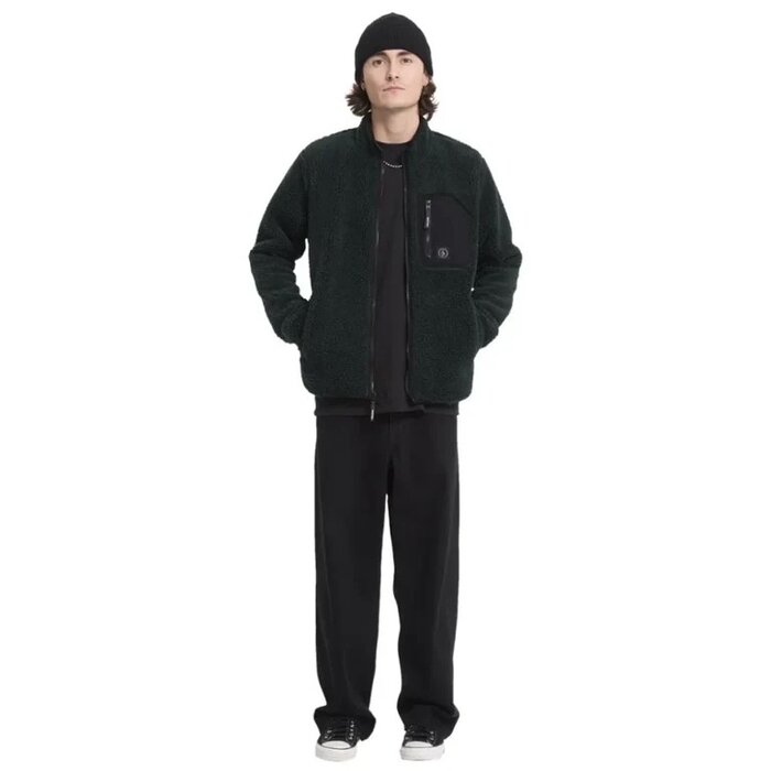 Volcom Muzzer Fuzzar Zip - Scarab