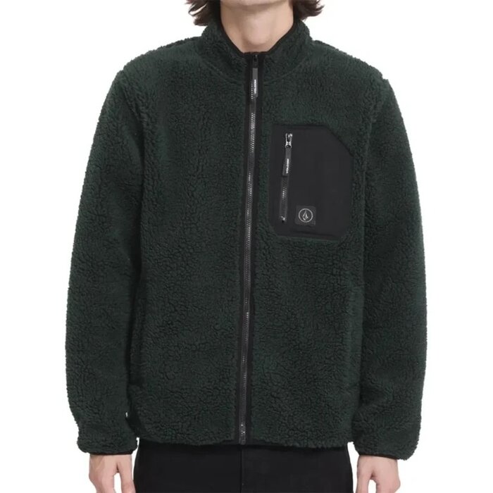 Volcom Muzzer Fuzzar Zip - Scarab