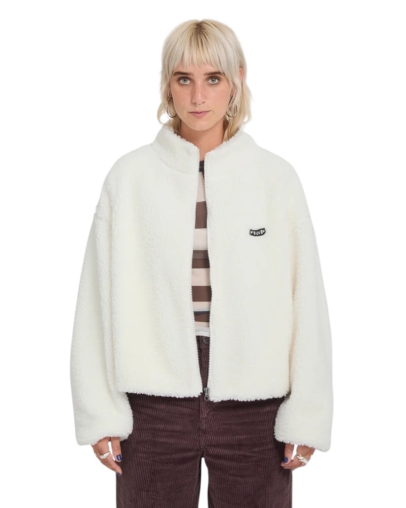 Volcom Wylding Out Sherpa - Off White