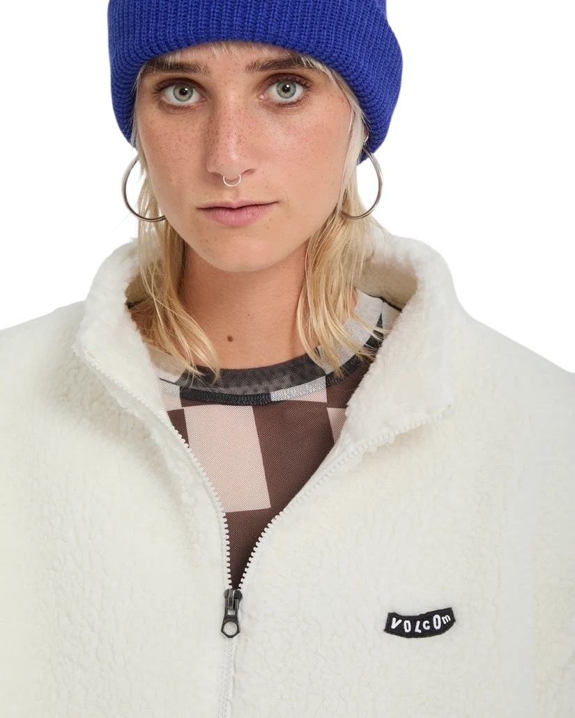Volcom Wylding Out Sherpa - Off White