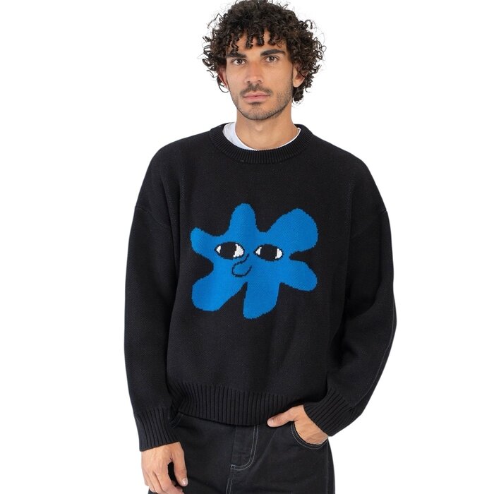 Kaotiko Breeze Club Sweater - Black