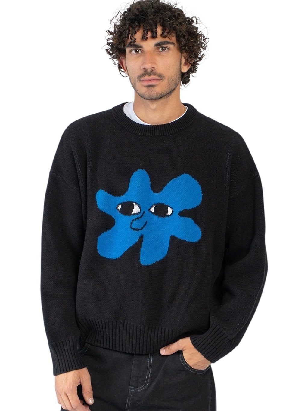 Kaotiko Breeze Club Sweater - Black