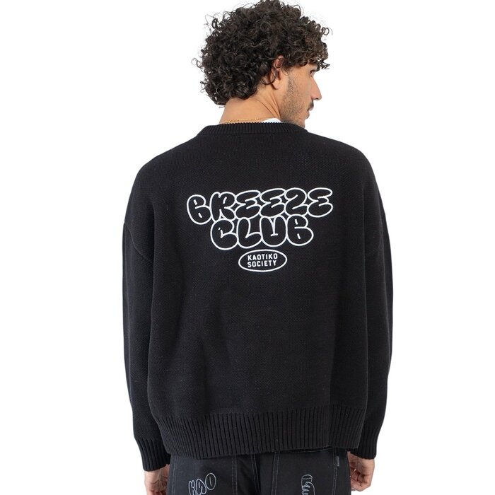Kaotiko Breeze Club Sweater - Black