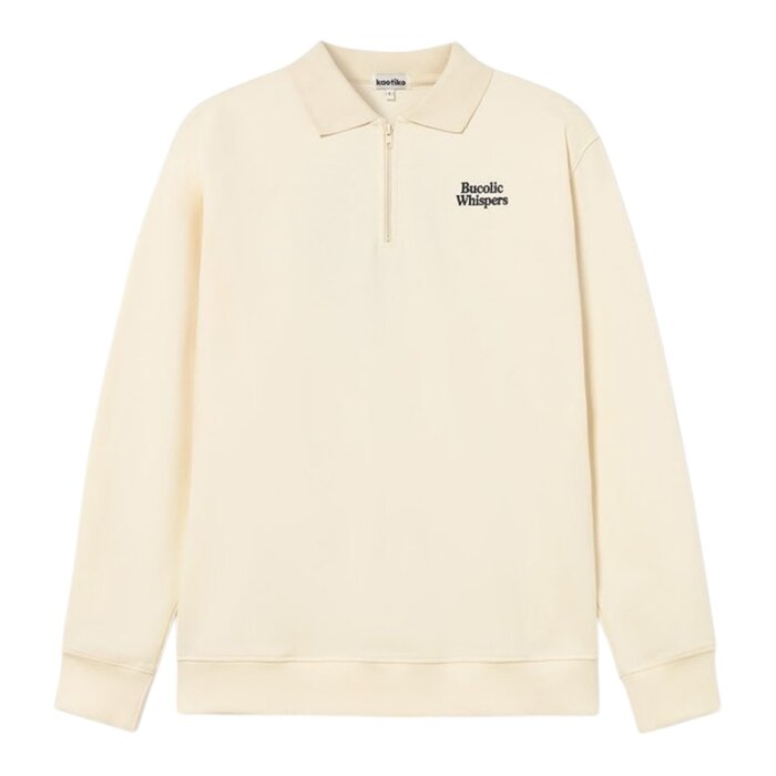 Kaotiko Crew Zipper Bucolic Whispers - Ivory