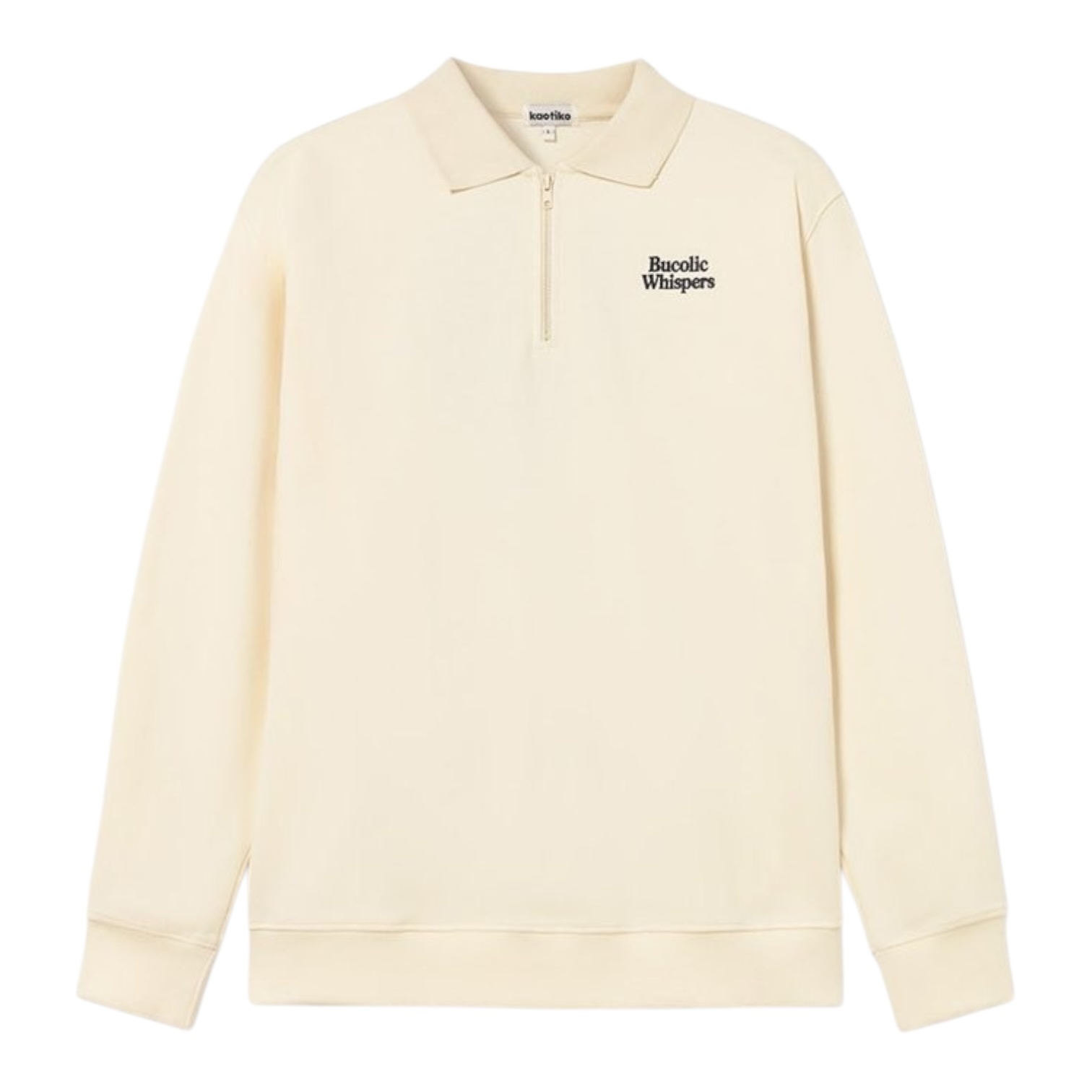 Kaotiko Crew Zipper Bucolic Whispers - Ivory