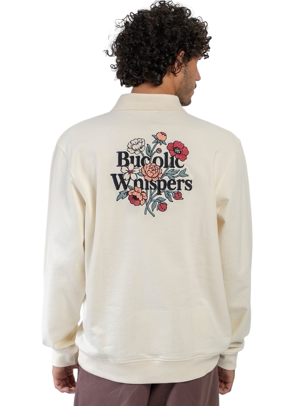 Kaotiko Crew Zipper Bucolic Whispers - Ivory