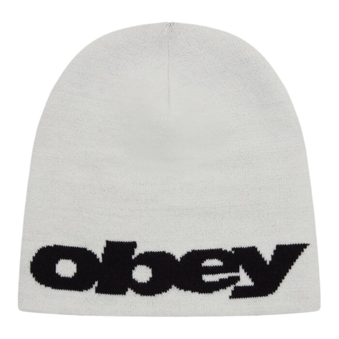 Obey Delta Beanie - Unbleached