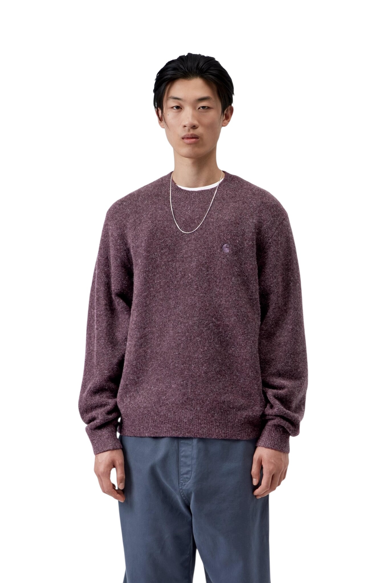Carhartt WIP Curtis Sweater - Tangled Shady Purple