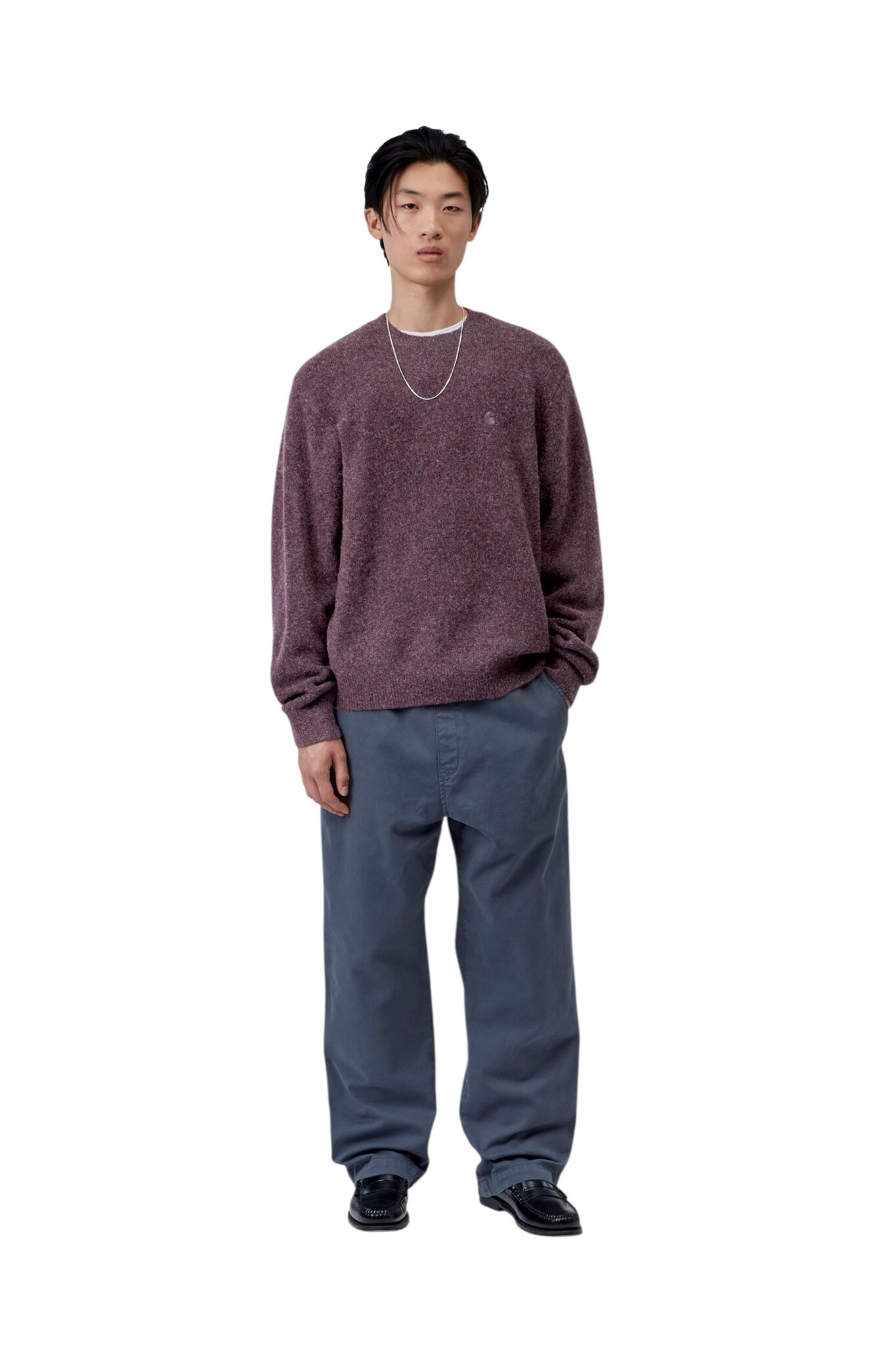 Carhartt WIP Curtis Sweater - Tangled Shady Purple