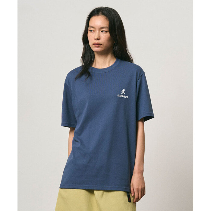 Gramicci One Point Logo Tee - Dusky Blue