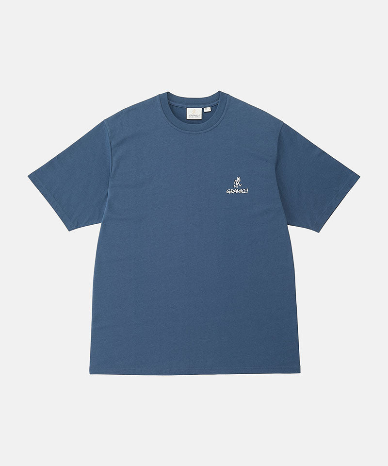 Gramicci One Point Logo Tee - Dusky Blue