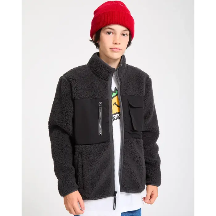 Volcom Kids Storm Stone Zip Fleece - Black