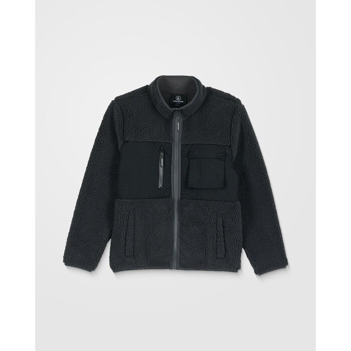 Volcom Kids Storm Stone Zip Fleece - Black