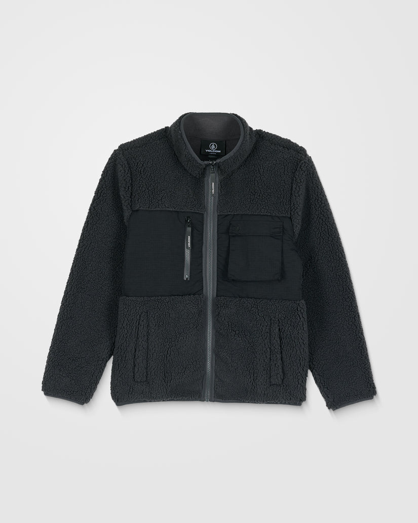 Volcom Kids Storm Stone Zip Fleece - Black