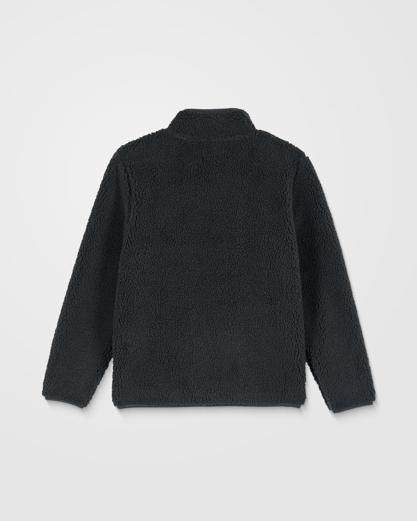Volcom Kids Storm Stone Zip Fleece - Black