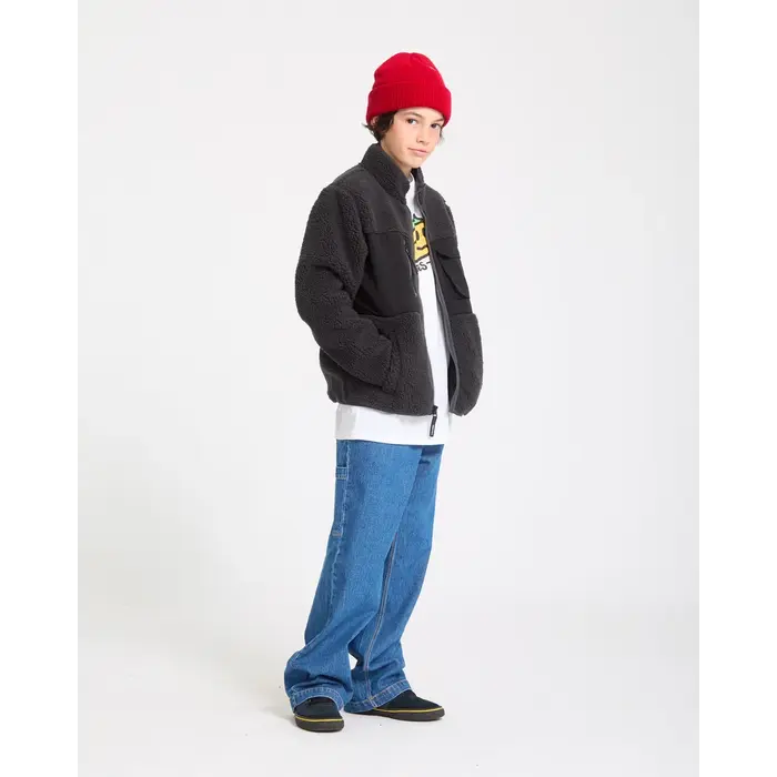 Volcom Kids Storm Stone Zip Fleece - Black