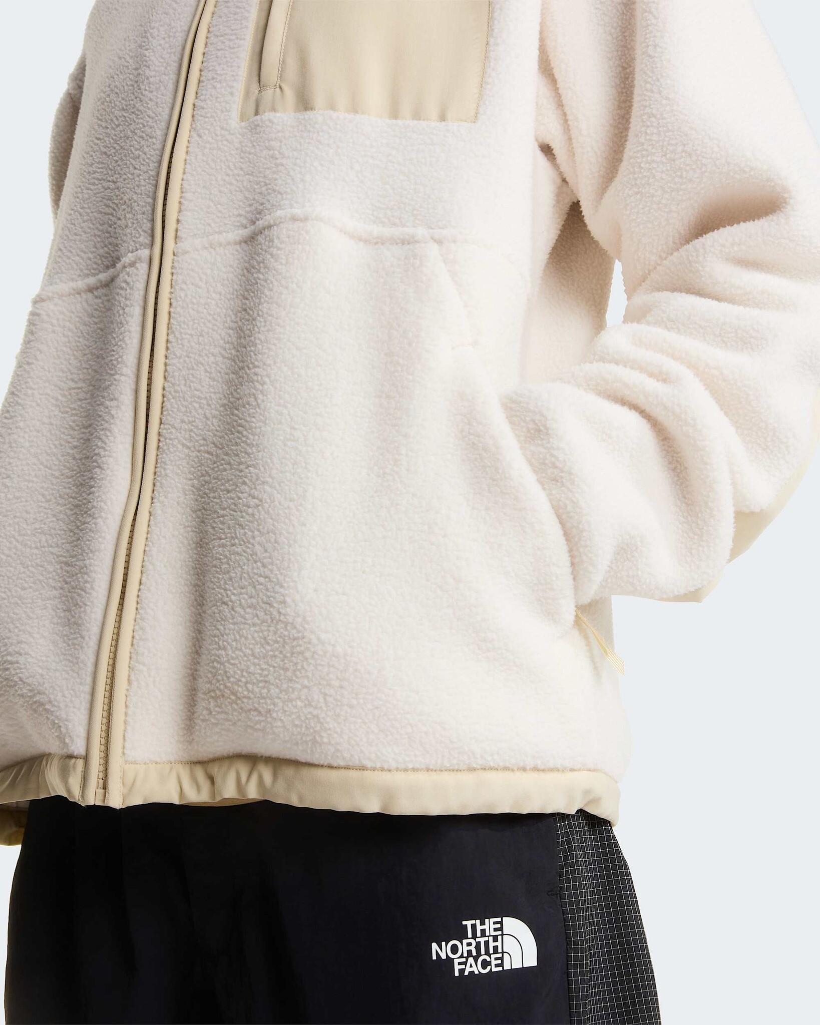 The North Face M' Yum Offpeak Full Zip Jacket - White Dune/Desert Stone