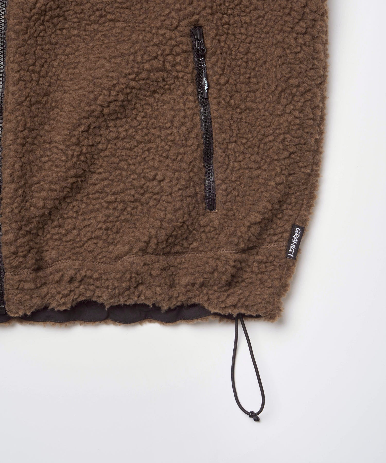 Gramicci Reversible Sherpa Jacket - Dark Brown/Black