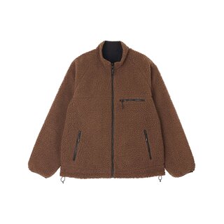 Gramicci Reversible Sherpa Jacket - Dark Brown/Black