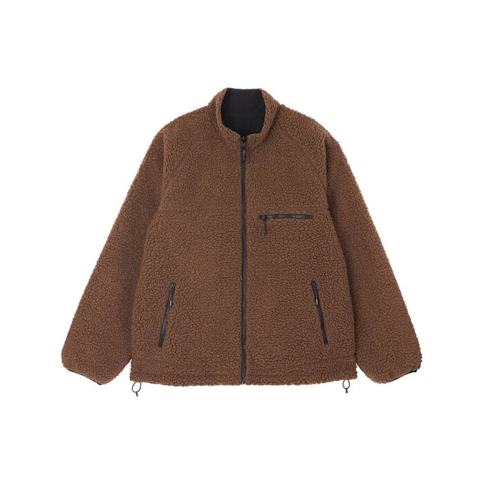 Gramicci Reversible Sherpa Jacket - Dark Brown/Black