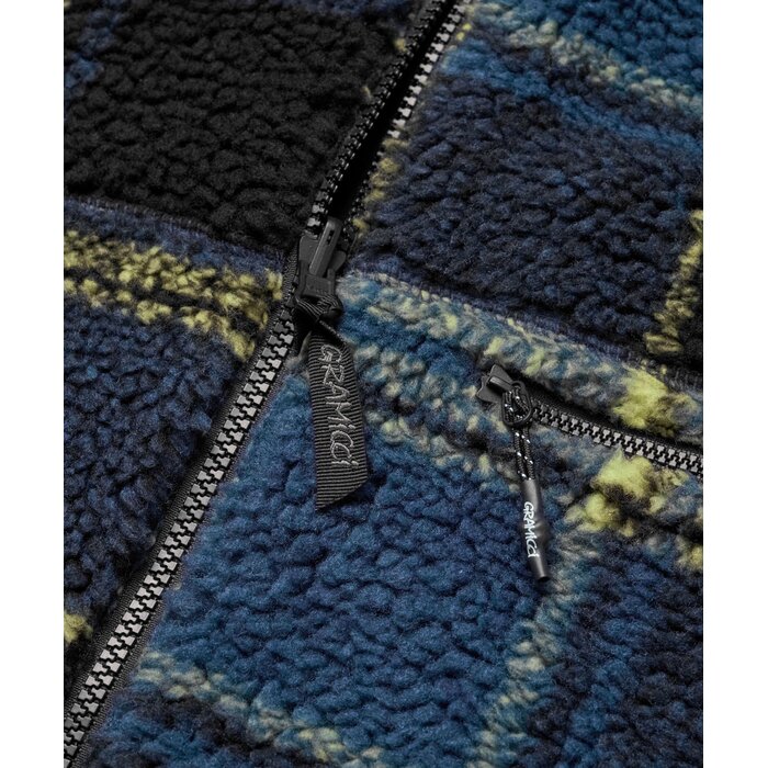 Gramicci Shadow Plaid Sherpa Jacket - Plaid/Black