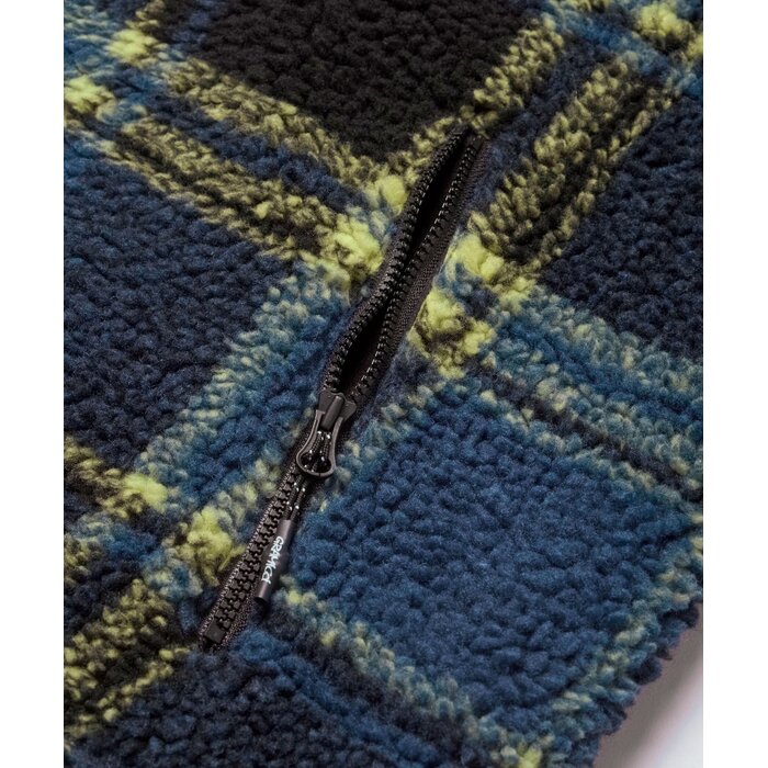 Gramicci Shadow Plaid Sherpa Jacket - Plaid/Black