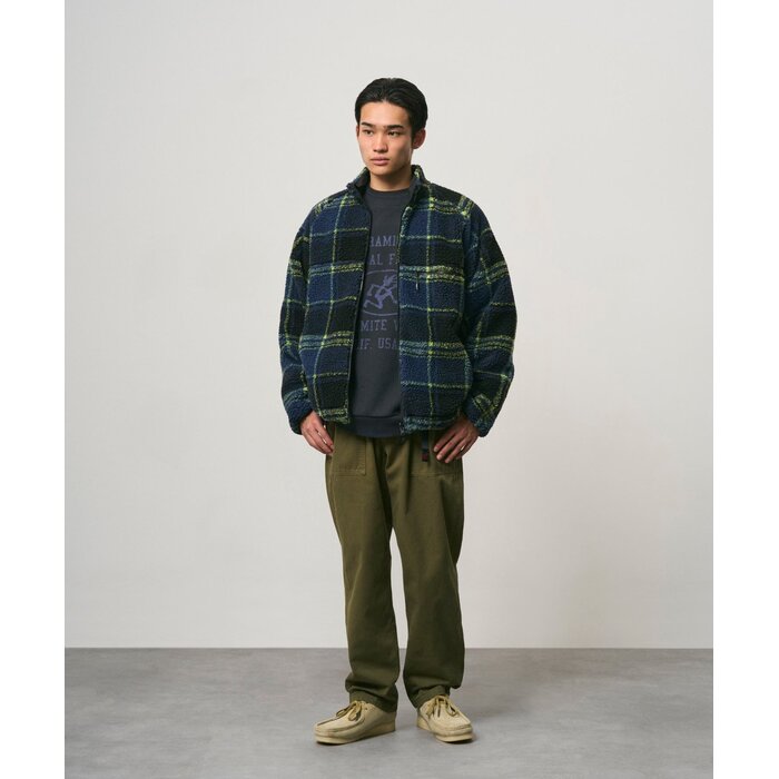 Gramicci Shadow Plaid Sherpa Jacket - Plaid/Black