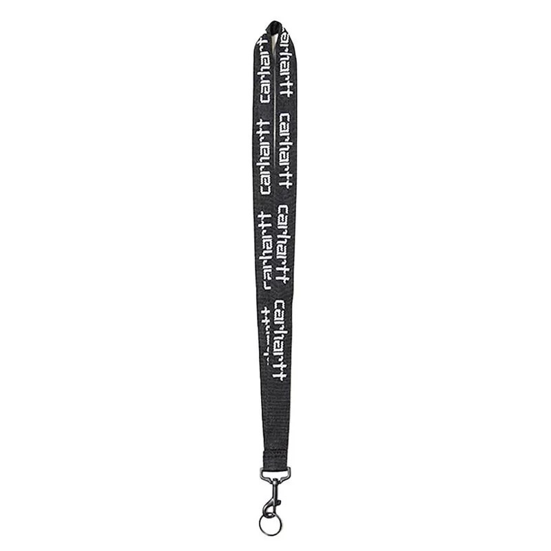 Carhartt WIP Script Lanyard - Black/White