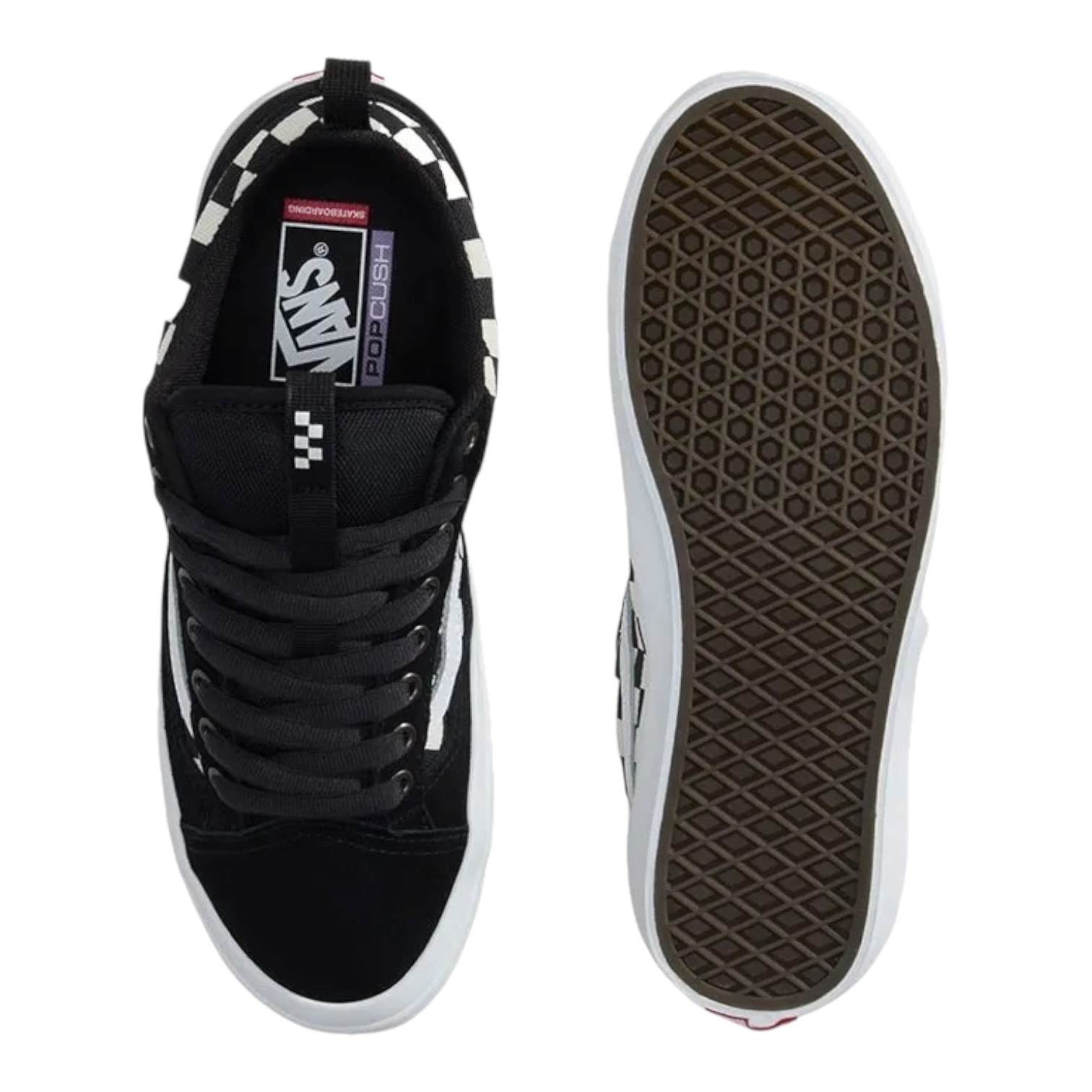 Vans Skate Old Skool 36+ - Checkboard/Black/white