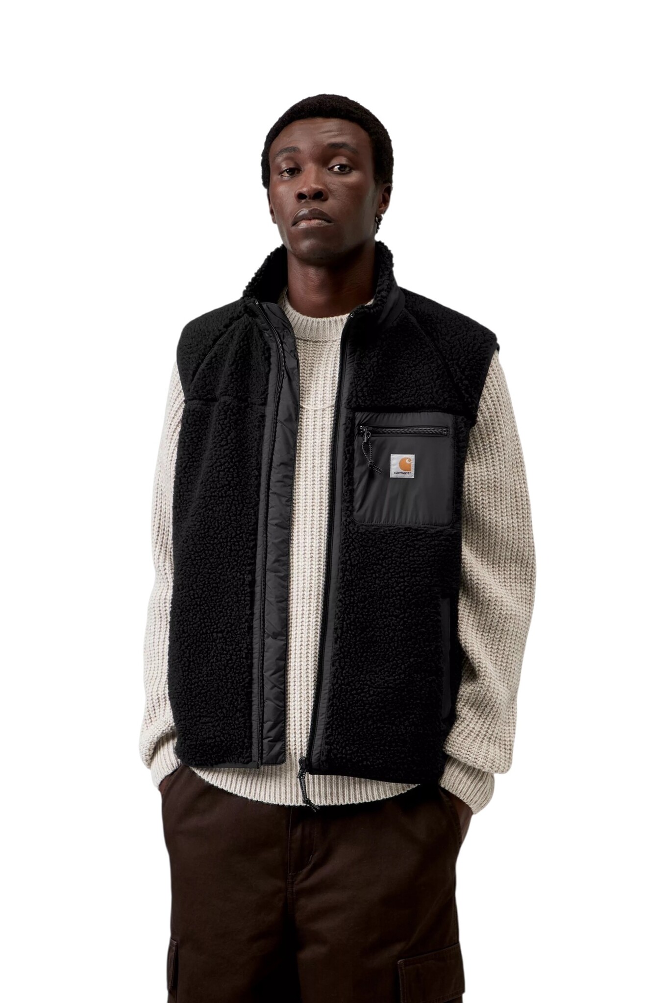 Carhartt WIP Prentis Vest Liner - Black/Black