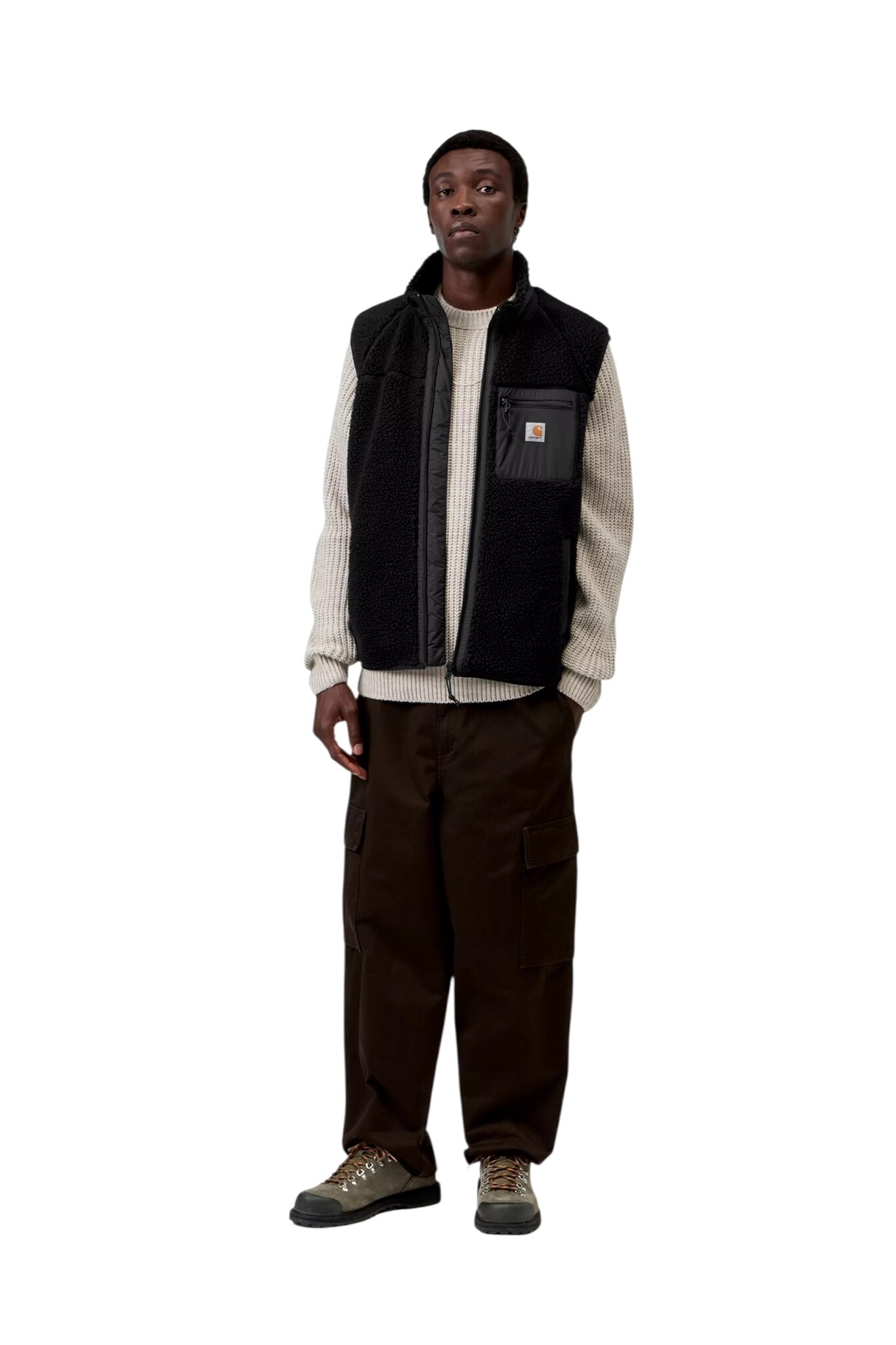 Carhartt WIP Prentis Vest Liner - Black/Black