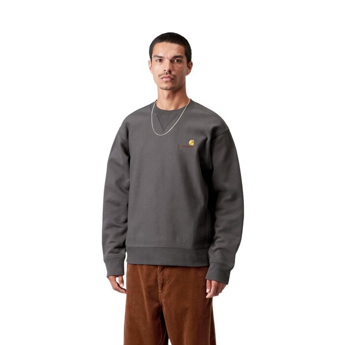 Carhartt WIP American Script Sweat - Graphite