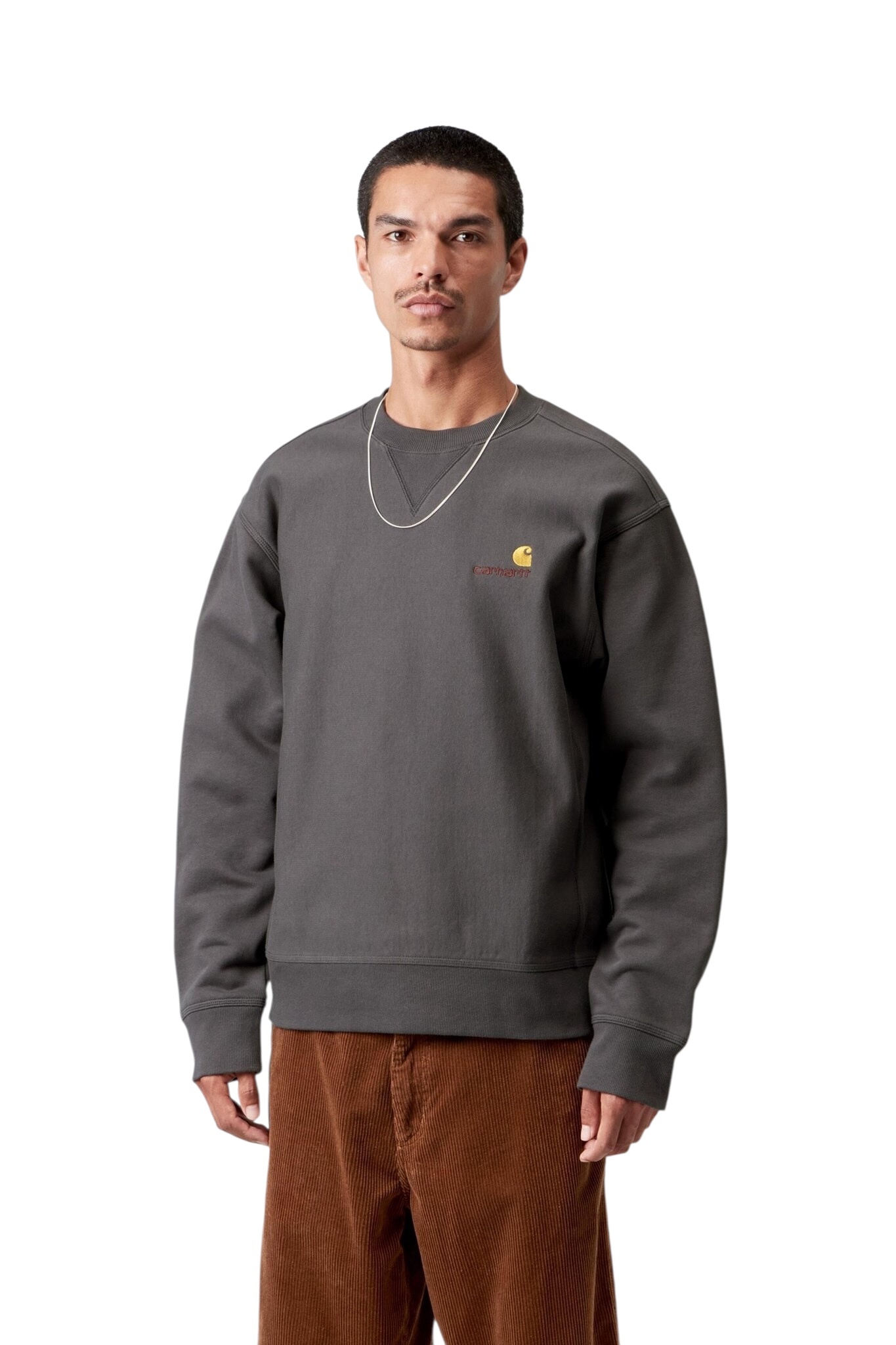 Carhartt WIP American Script Sweat - Graphite