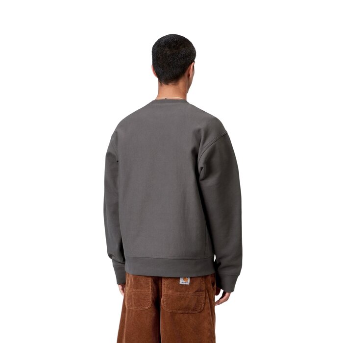 Carhartt WIP American Script Sweat - Graphite
