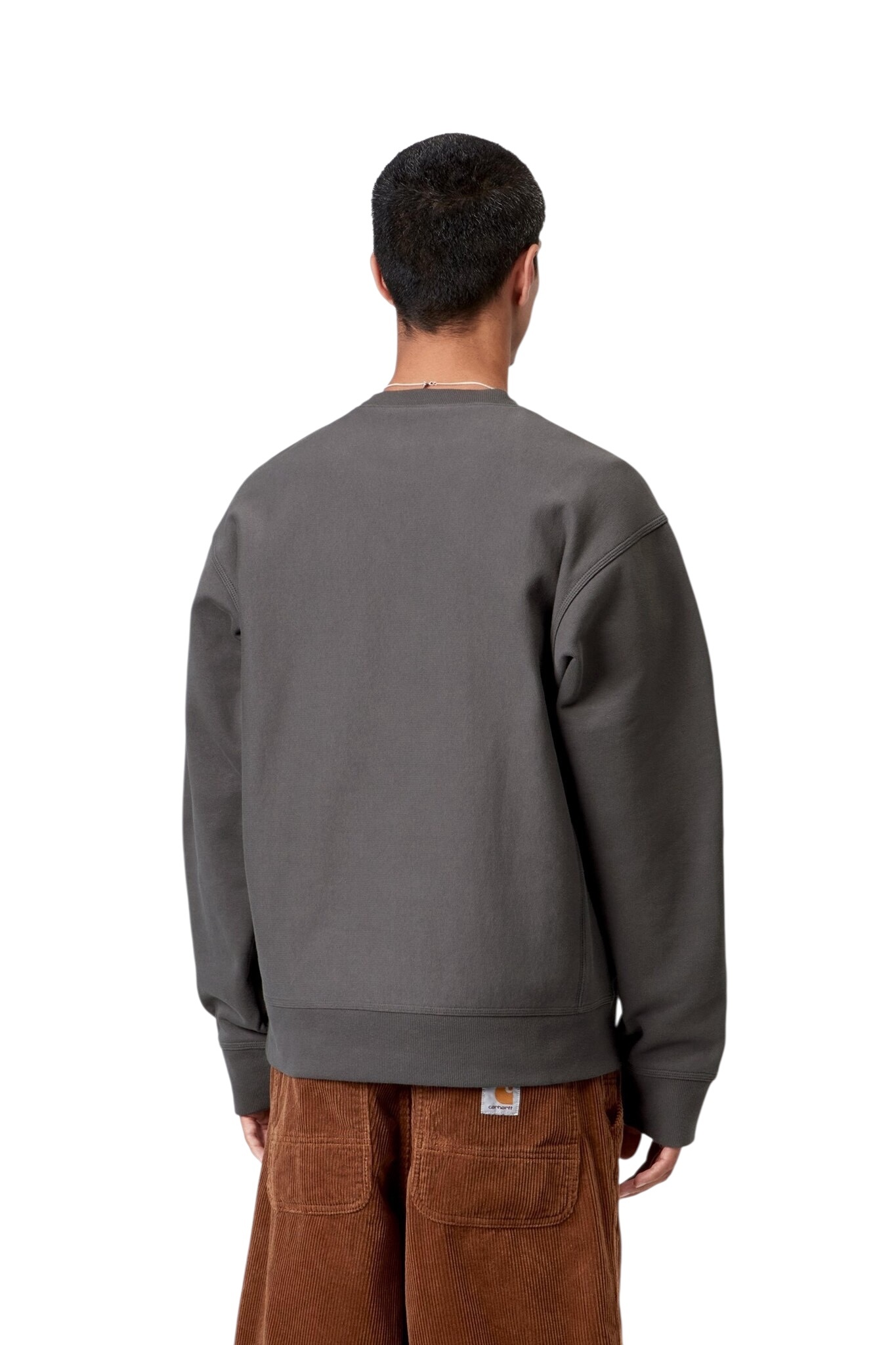 Carhartt WIP American Script Sweat - Graphite
