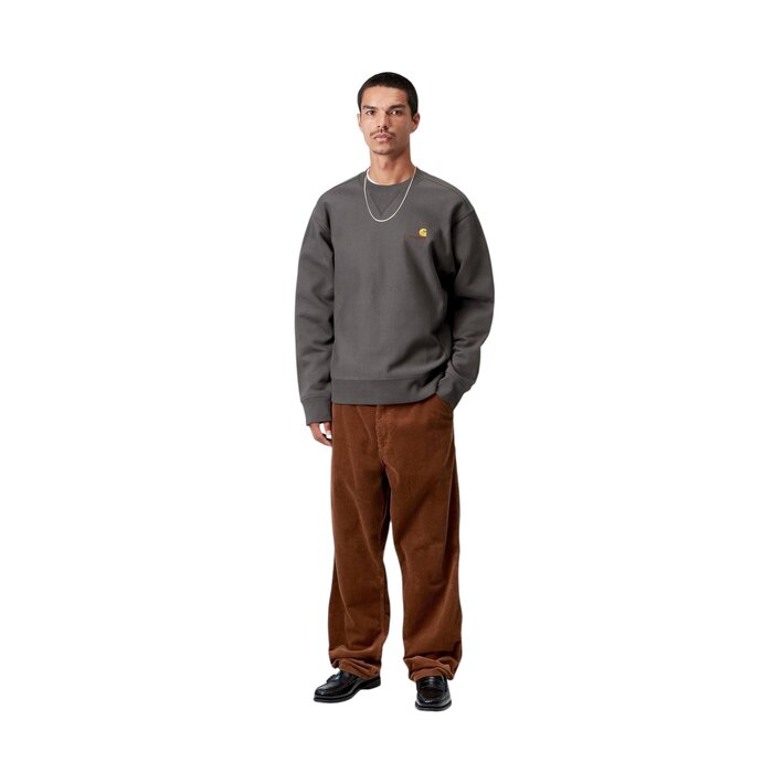 Carhartt WIP American Script Sweat - Graphite