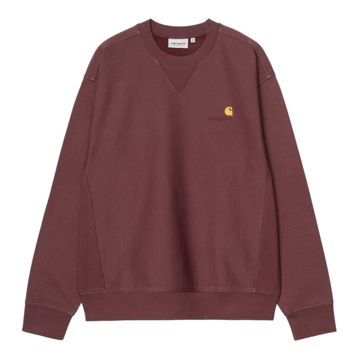 Carhartt WIP American Script Sweat - Amarone